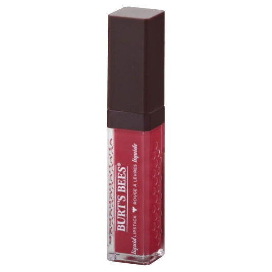 Burt's Bees 100% Natural Moisturizing Liquid Lipstick, Flushed Petal - 1 Tube