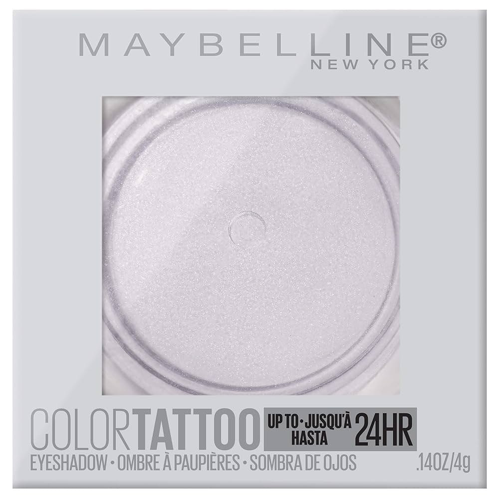 Maybelline Color Tattoo Up To 24HR Longwear Cream Eyeshadow Makeup, Chill Girl, 0.14 oz.
