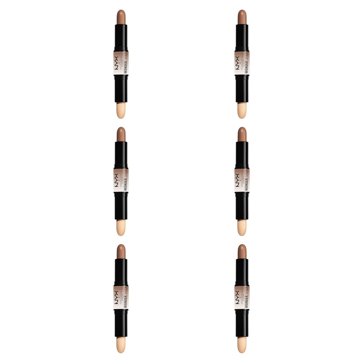 NYX PROFESSIONAL MAKEUP Wonder Stick, Light, Pack of 6