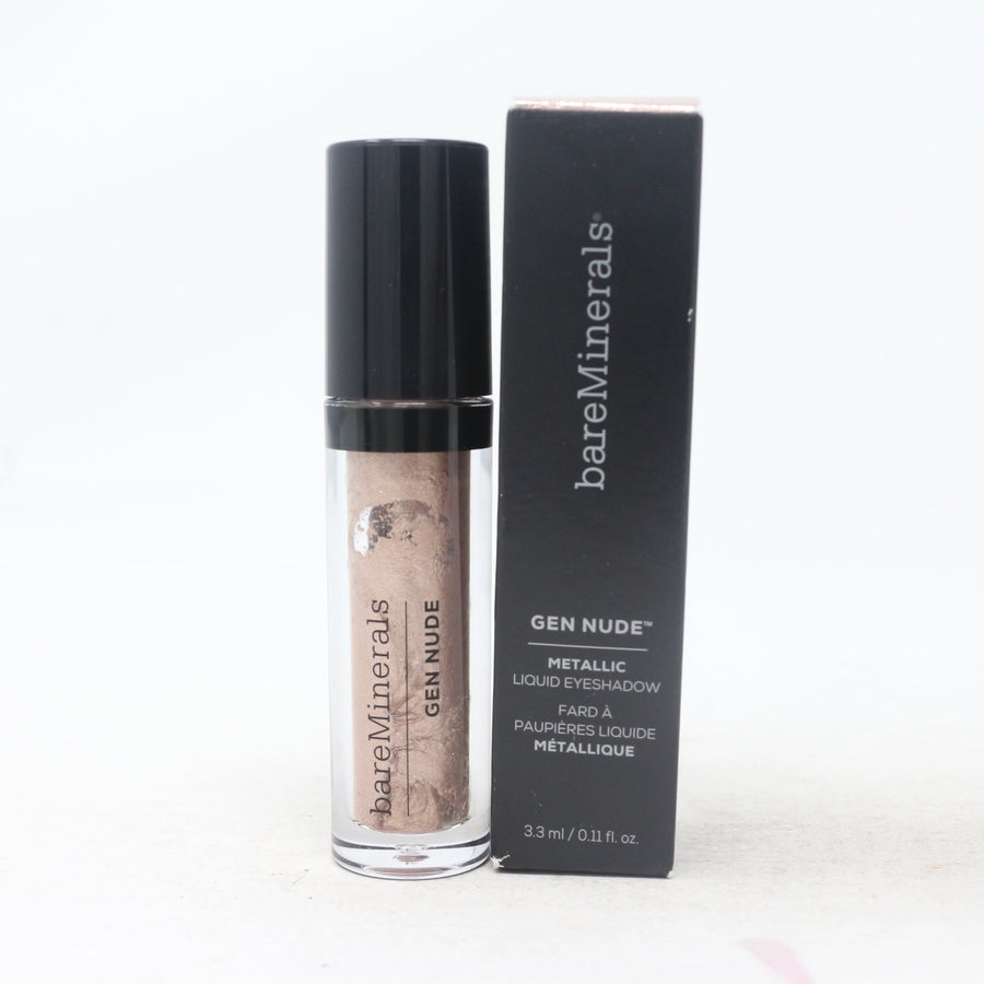 Bareminerals Gen Nude Metallic Liquid Eyeshadow 0.11oz Pink Opal New With Box
