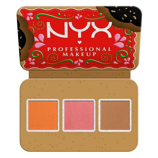 Nyx Professional Make Up Buttermelt Palette bronzer and blush, Light Medium