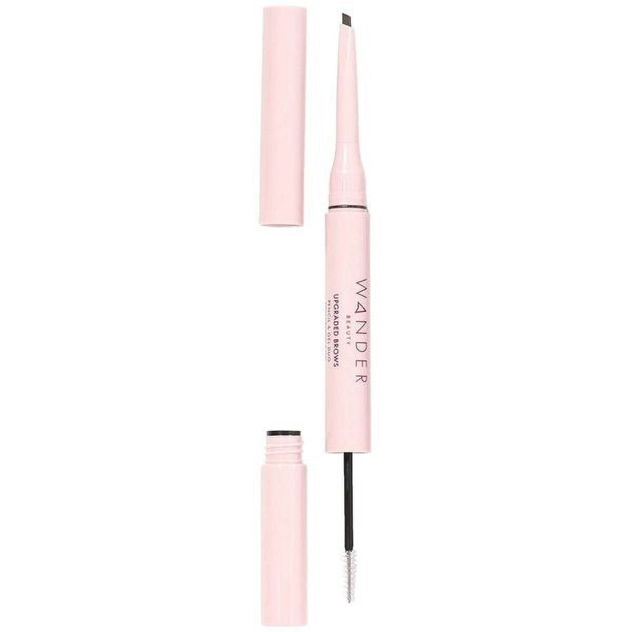 Wander Beauty Upgraded Brows Pencil And Gel Duo, Dark brown