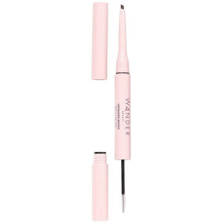 Wander Beauty Upgraded Brows Pencil And Gel Duo, Dark brown