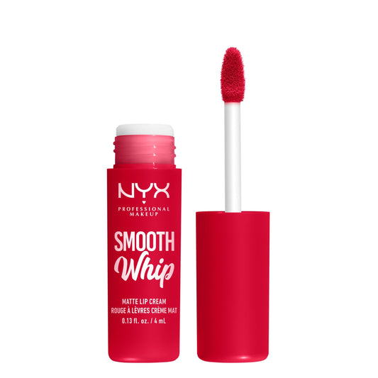 NYX Professional Makeup Smooth Whip Matte Lip Cream, Long Lasting Liquid Lipstick, Cherry Creme