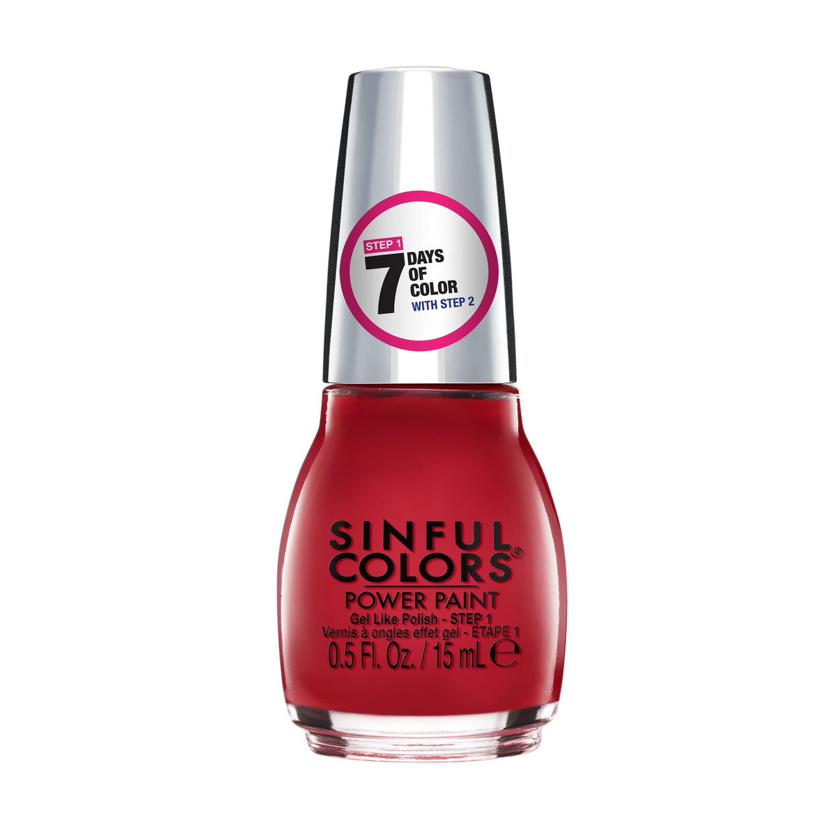 Sinful Colors Power Paint Nail Polish, 2642 Power Moves, 0.5 fl oz.