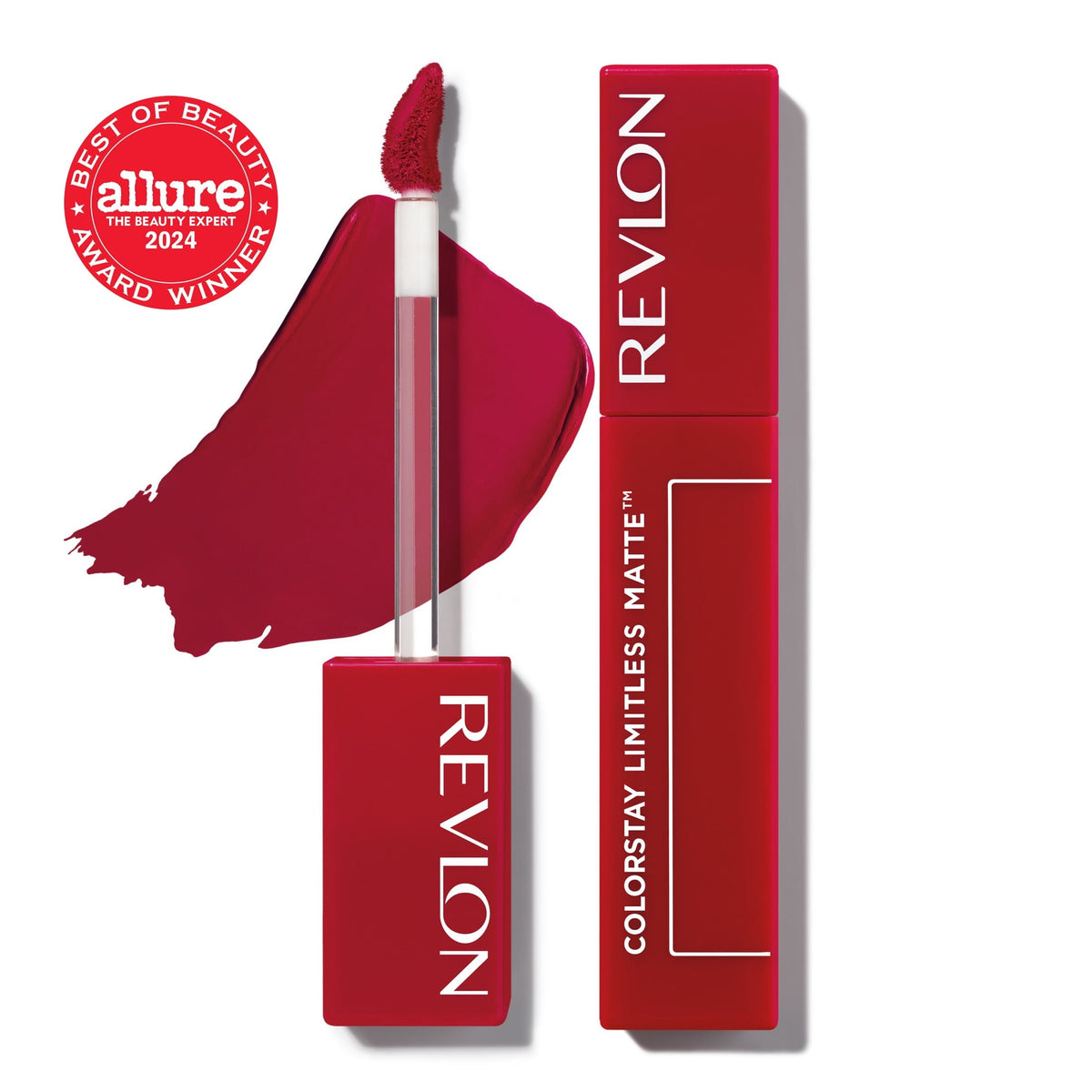 Revlon ColorStay Limitless Matte Liquid Lipstick, 24HR Wear, 011 Fire Off, 0.17 fl oz
