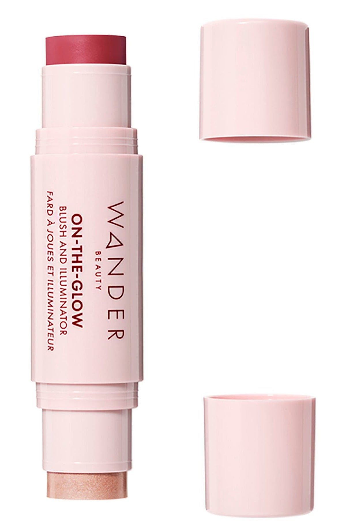 Wander Beauty On-the-glow Blush And Illuminator - Strawberry Fields-Nude Glow