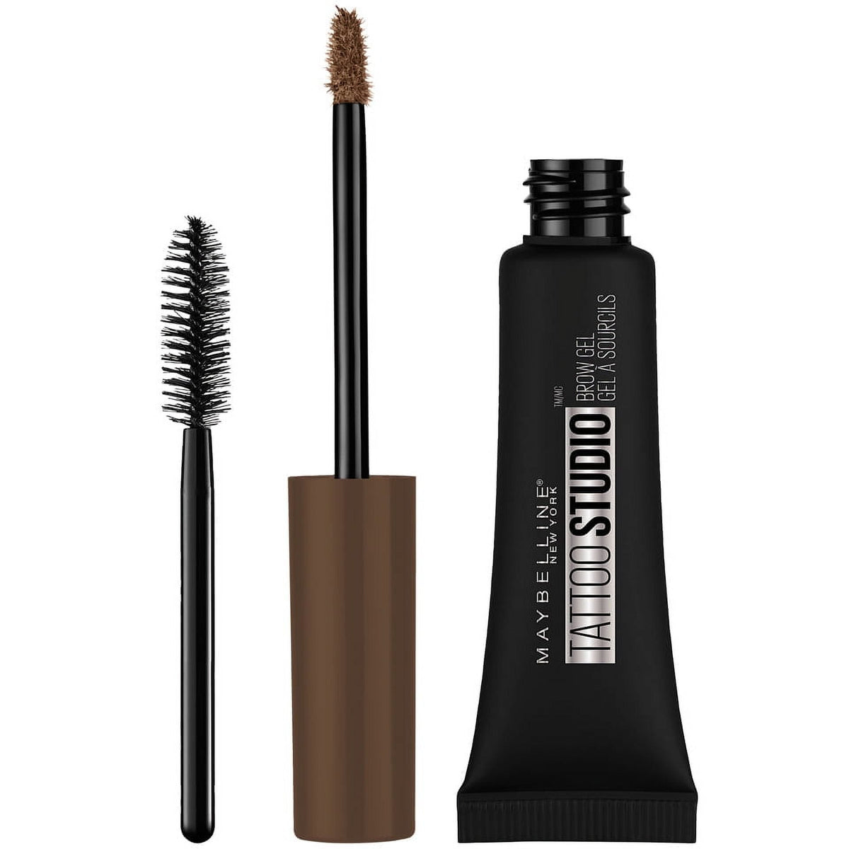 Maybelline Tattoo Studio Waterproof Eyebrow Gel Makeup, Chocolate Brown