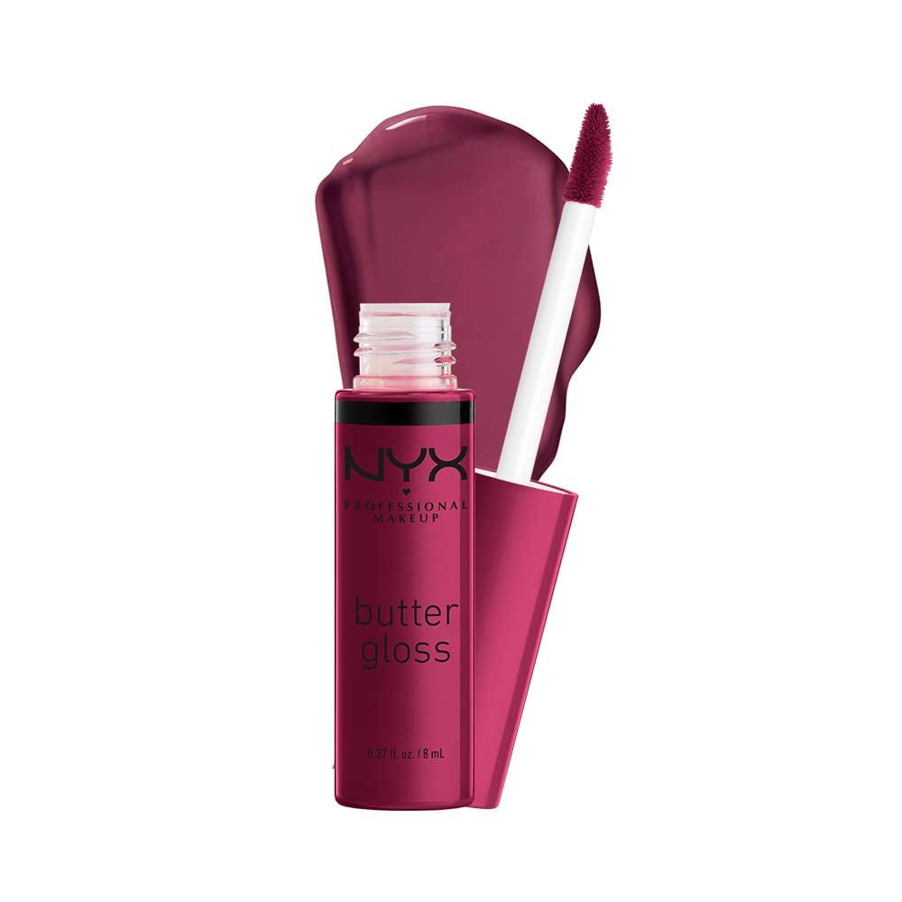 NYX Professional Makeup Butter Gloss, Non-Sticky Lip Gloss, Devil's Food Cake, 0.27 Oz