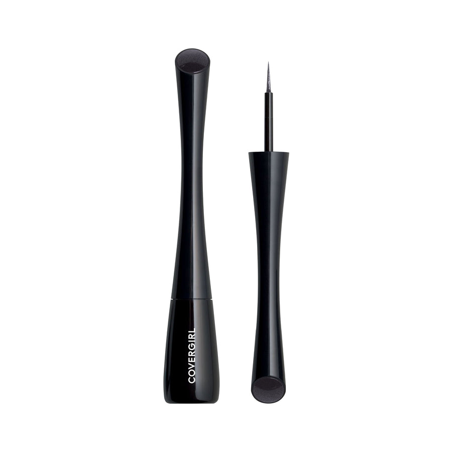 COVERGIRL Get In Line Liquid Eyeliner, Black Crystal, 0.08 fl oz (2.5 ml)
