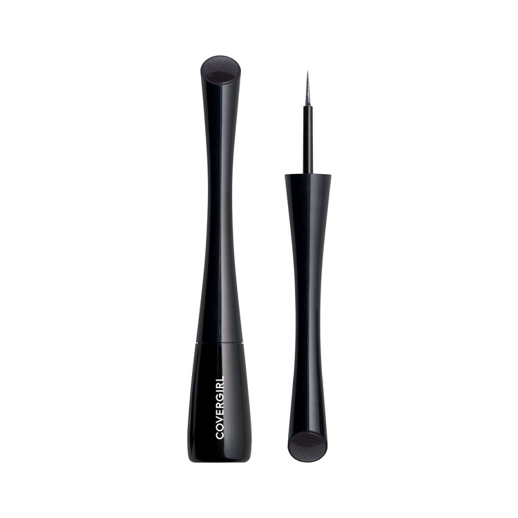 COVERGIRL Get In Line Liquid Eyeliner, Black Crystal, 0.08 fl oz (2.5 ml)