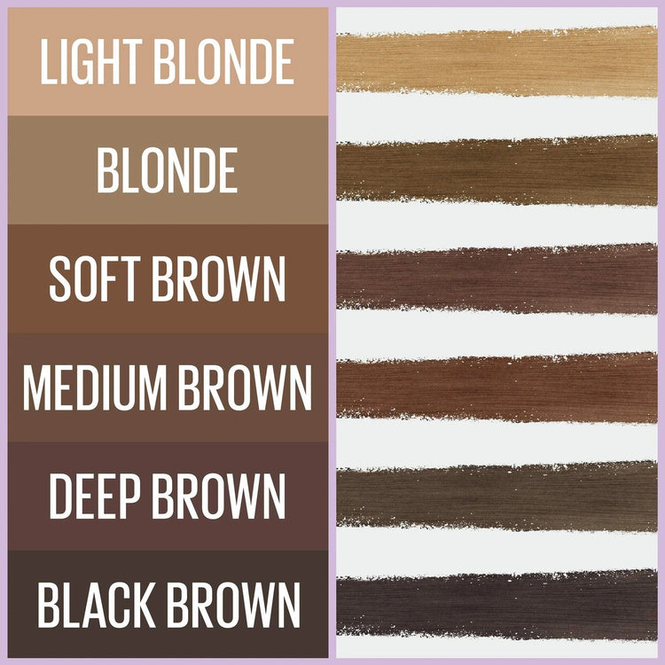 Maybelline Express Brow 2-In-1 Pencil and Powder Eyebrow Makeup, Deep Brown 260