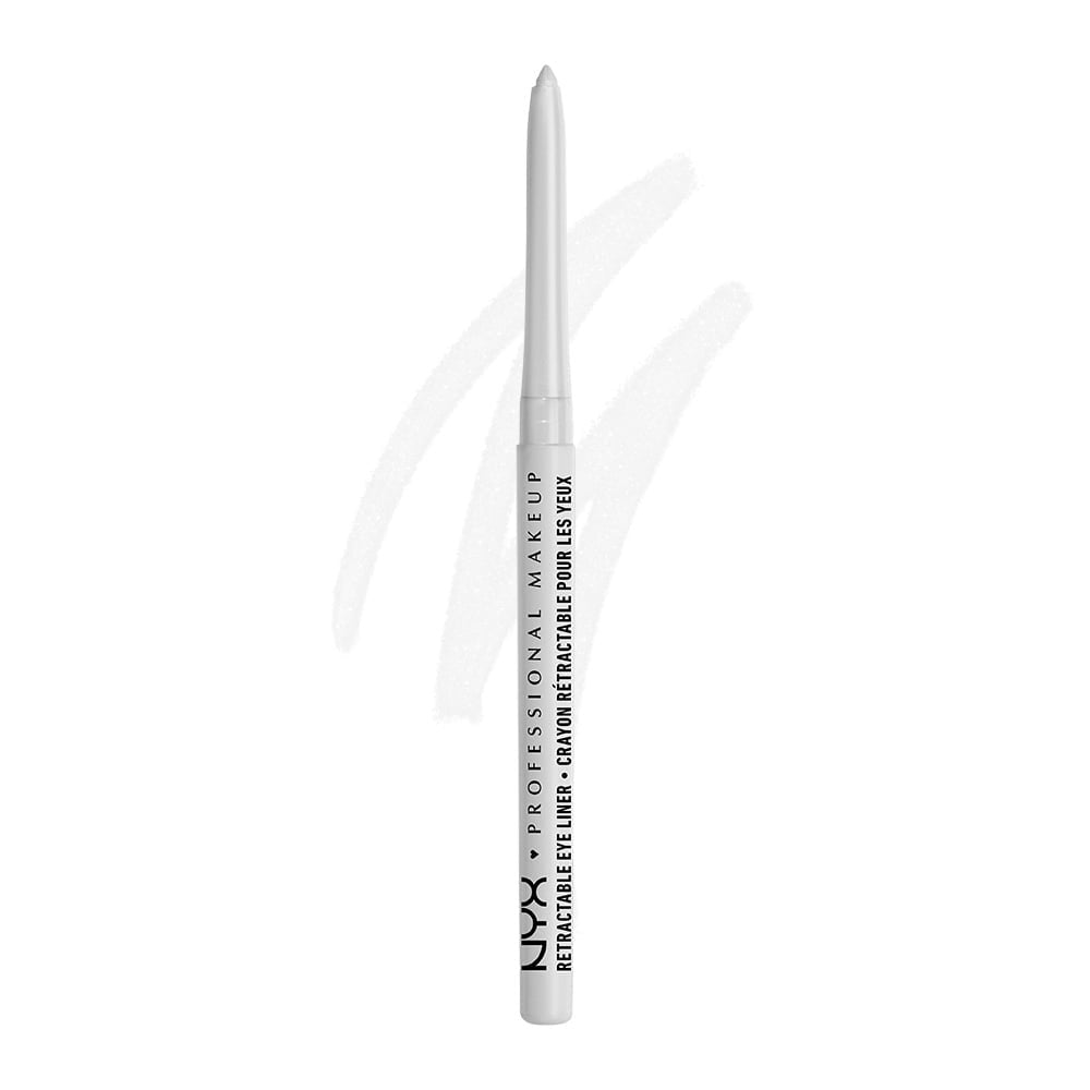 NYX Professional Makeup Retractable Eye Liner, Waterproof Mechanical eye pencil, White