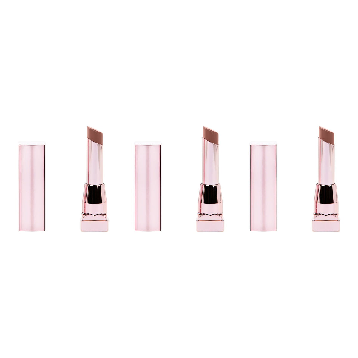 Maybelline Color Sensational Shine Compulsion Lipstick Makeup, Chocolate Lust 3-Pack
