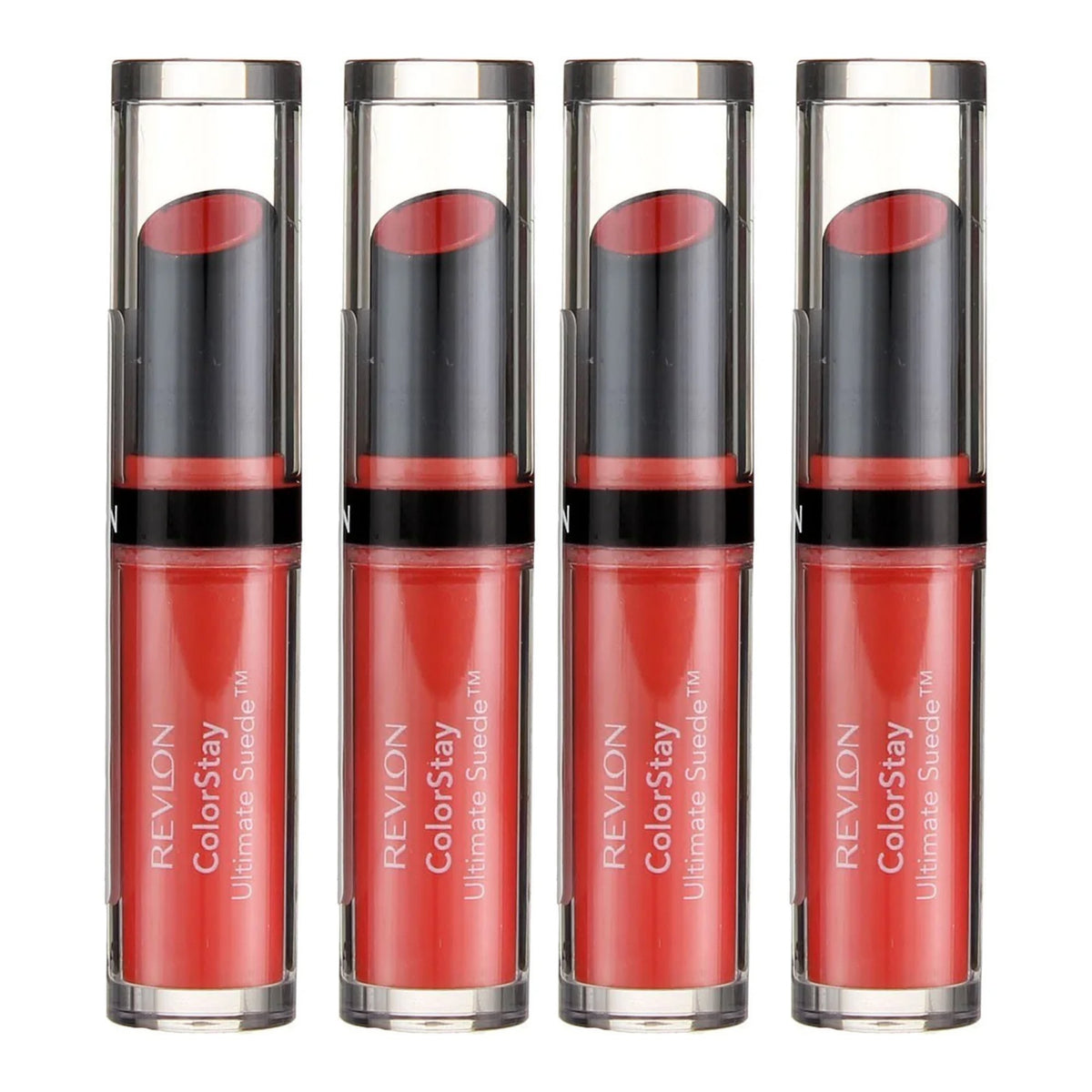 Revlon Colorstay Ultimate Suede Lipstick, Cruise Collection (075), 4 Pack
