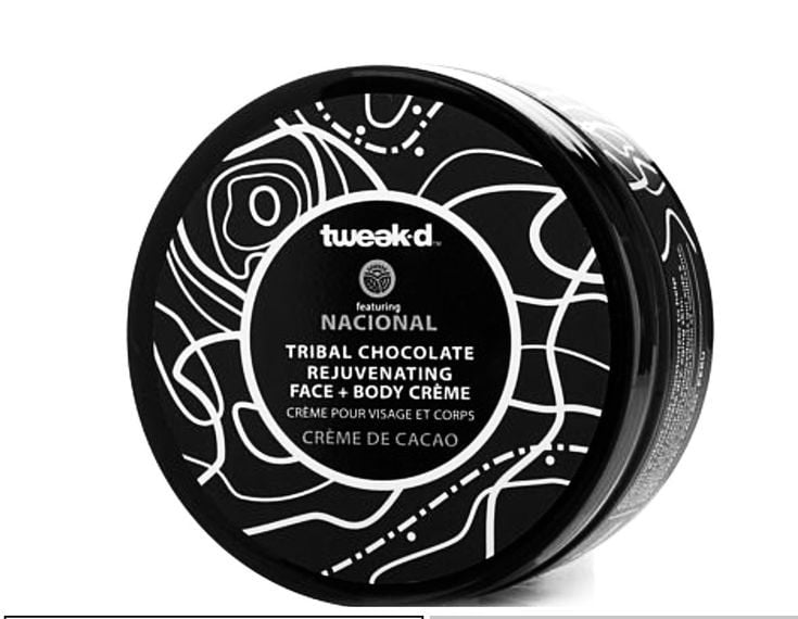 Tweakd Tribal Chocolate Rejuvenating Face Body Creme with Nacional Cacao