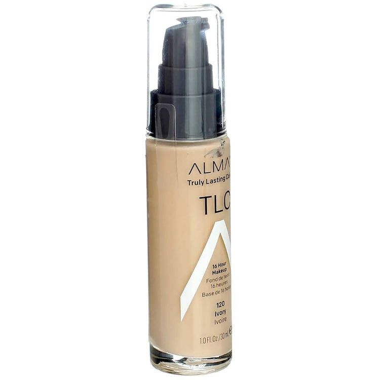 Almay Truly Lasting Color Liquid Foundation Makeup, 120 Ivory, 1 fl oz