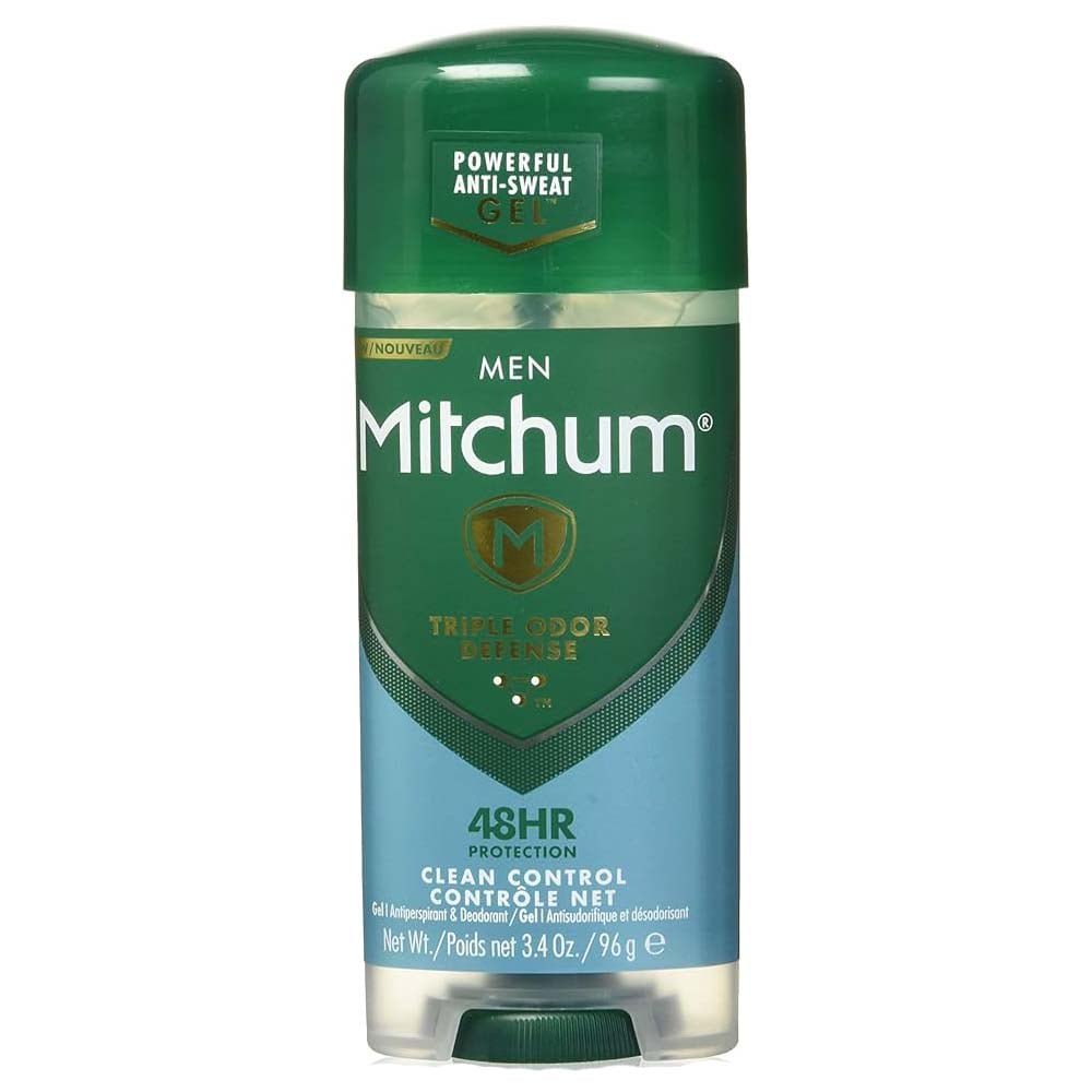 Mitchum Men Triple Odor Defense Gel Antiperspirant and Deodorant Clean Control 3.4oz / 96g