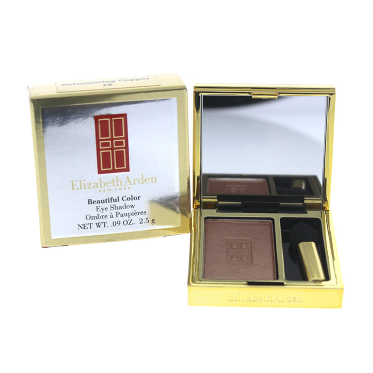 Beautiful Color Eye Shadow - # 13 Shimmering Copper by Elizabeth Arden for Women - 0.09 oz Eye Shadow