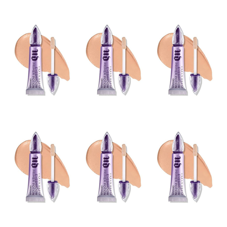 Urban Decay Eyeshadow Primer Potion, Original, Travel Size, 0.06 oz - 6 Pack