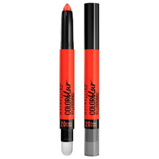 Maybelline Color Blur Cream Matte Pencil + Smudger, 20 Orange Ya Glad (Pack of 2)