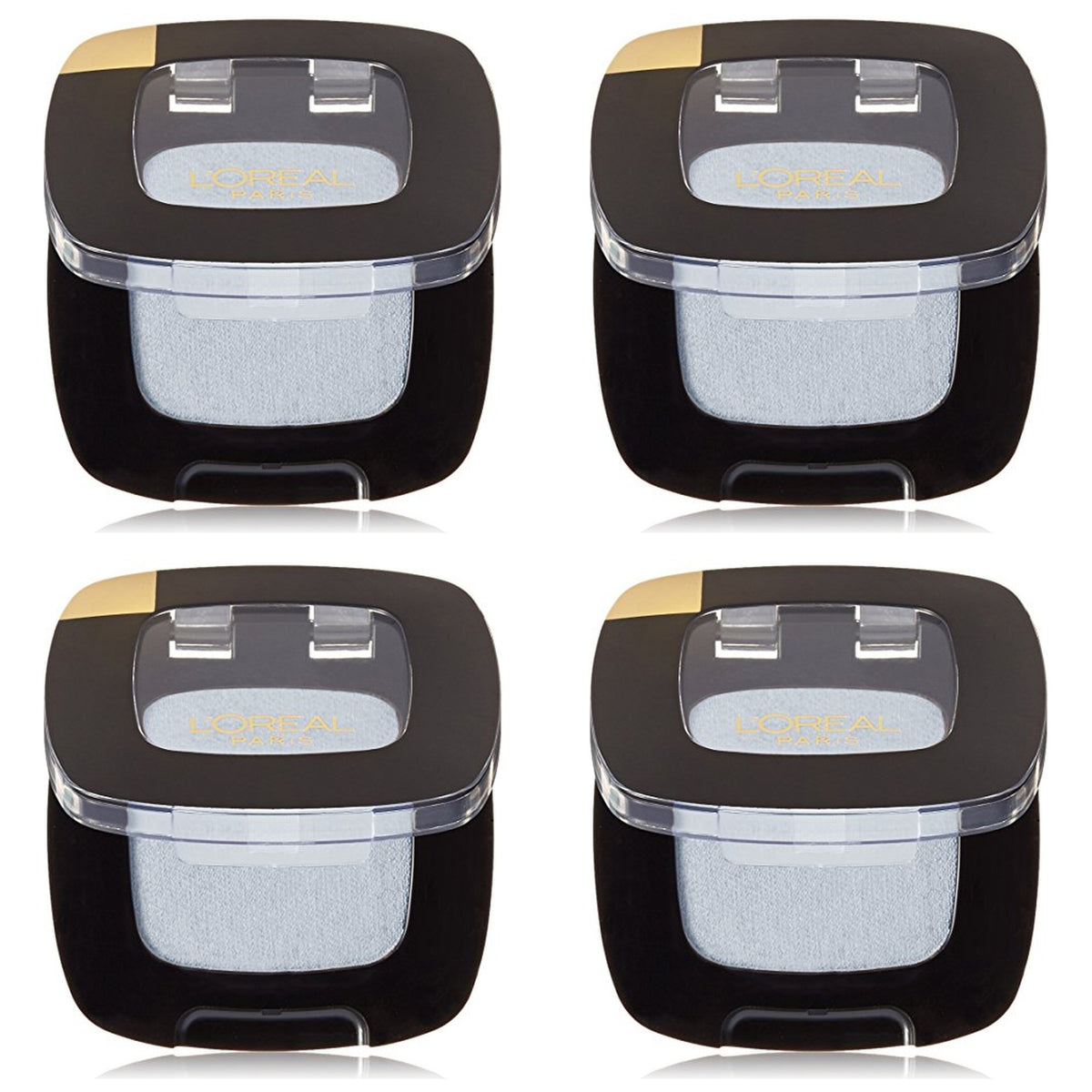 L'Oreal Paris Colour Riche Monos Eyeshadow, Argentic, 0.12 oz - 4 Pack