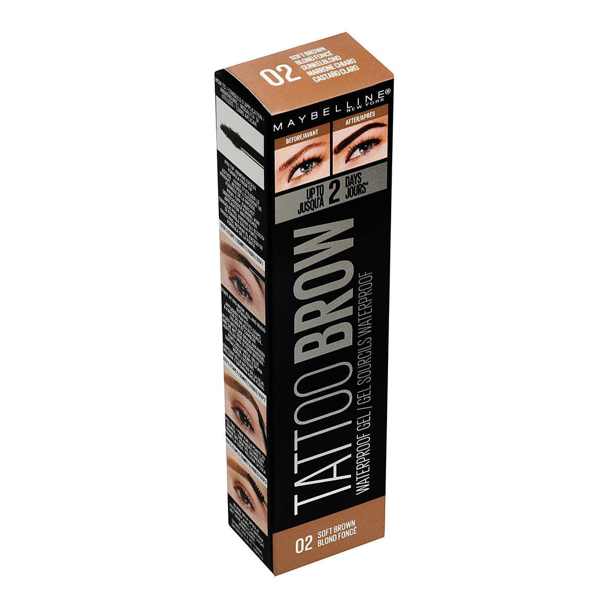 Maybelline Tattoo Brow Waterproof Gel - 02 Soft Brown