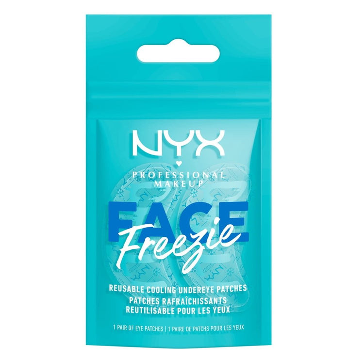 NYX Professional Makeup Face Freezie Reusable Cooling Puffiness Undereye Patches Eye Mask, 2 Count