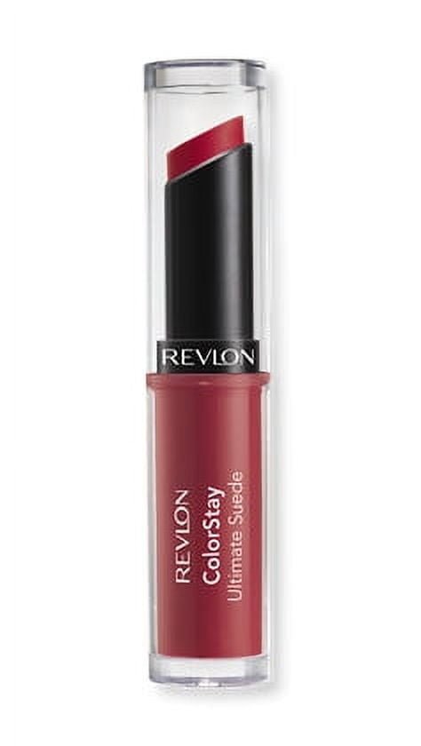 Revlon ColorStay Ultimate Suede Lipstick, Longwear Soft, Ultra-Hydrating High-Impact Lip Color, Formulated with Vitamin E, 099 Influencer, 0.048 oz